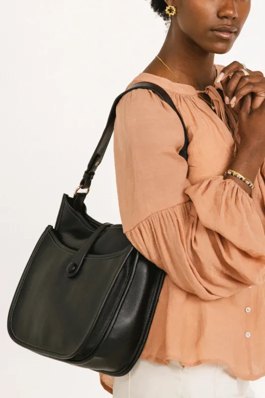 Quincy Crossbody Bag in Black sold by bohme