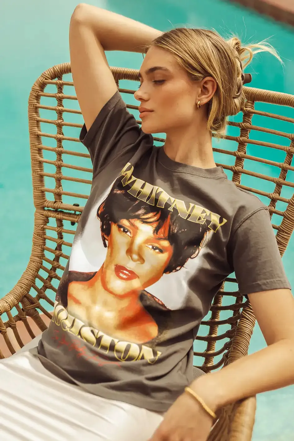 Whitney Houston Graphic Tee - FINAL SALE sold by bohme product image thumbnail 2