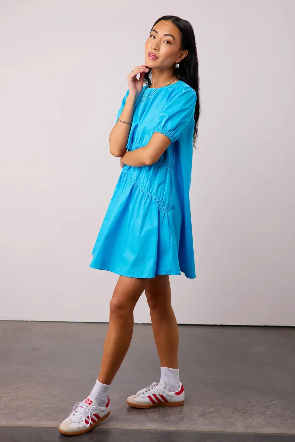 Royce Mini Dress in Blue - FINAL SALE sold by bohme product image thumbnail 3