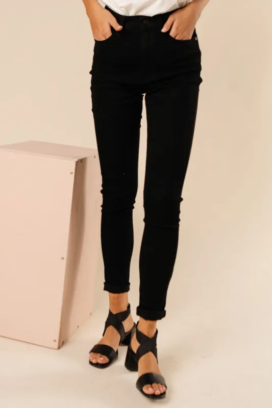 KanCan Black High Rise Denim - FINAL SALE sold by bohme