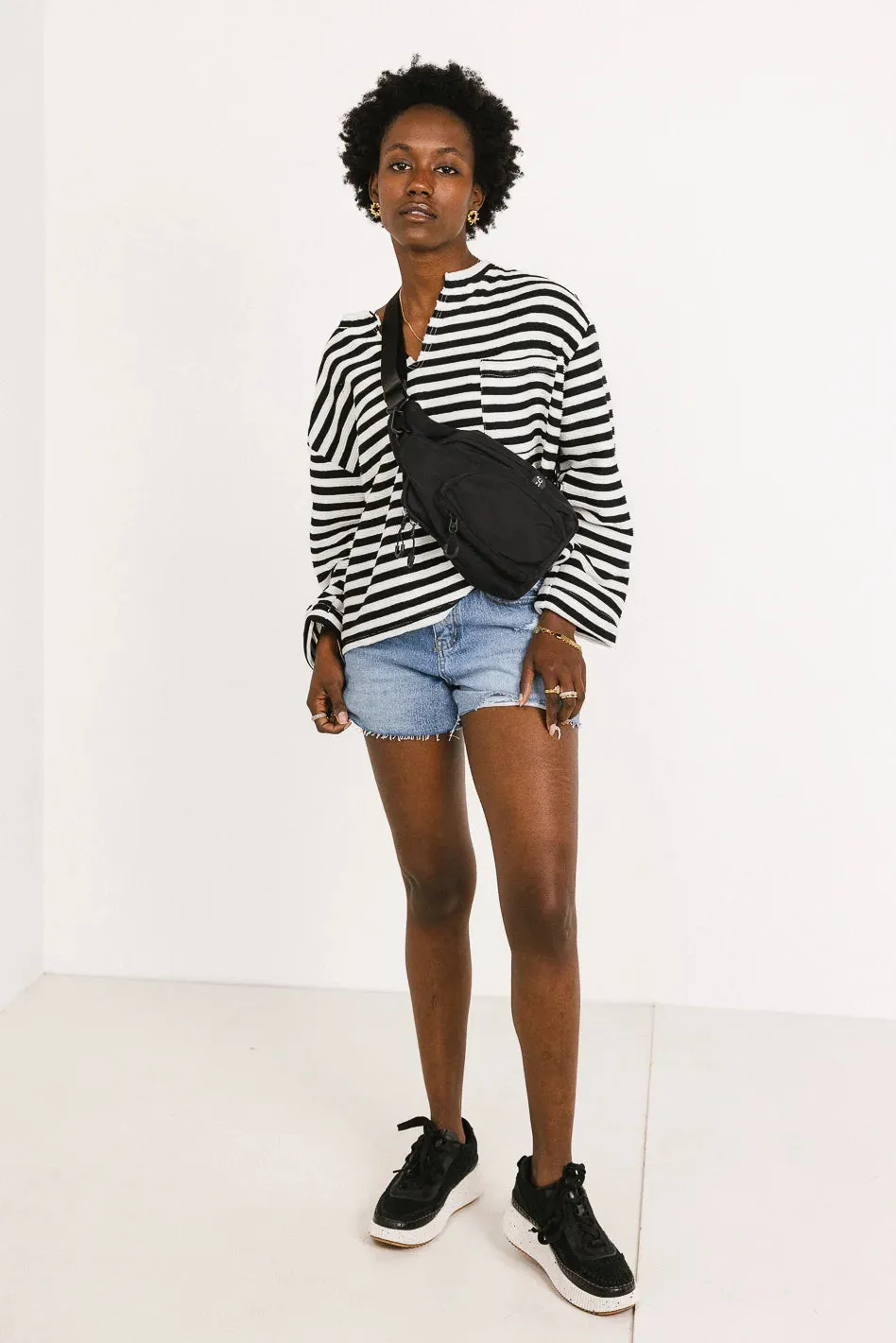 Micah Sling Bag in Black sold by bohme product image thumbnail 2