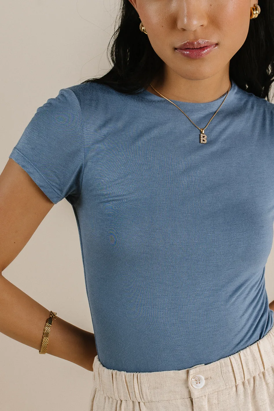 Winslow Bodysuit in Blue - FINAL SALE sold by bohme product image thumbnail 2