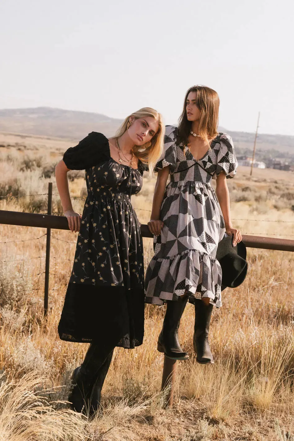 Rebekah Floral Midi Dress - FINAL SALE sold by bohme product image thumbnail 3