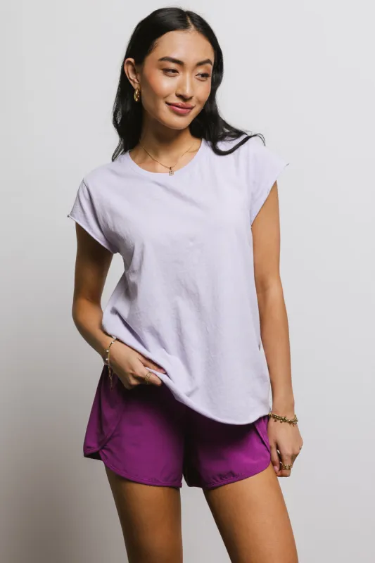 Ember T-Shirt in Lavender - FINAL SALE sold by bohme