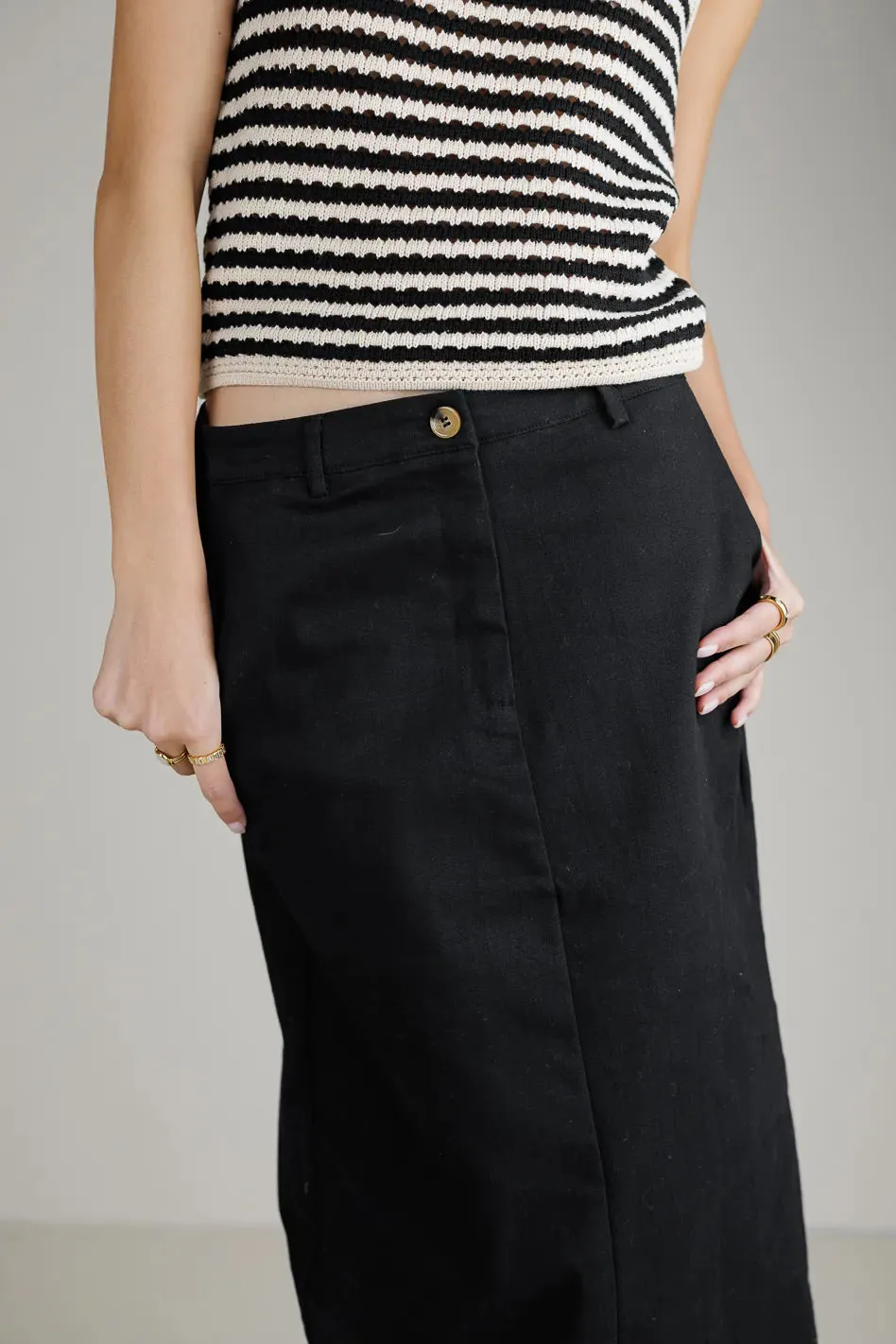 Madelynn Skirt in Black - FINAL SALE sold by bohme product image thumbnail 4