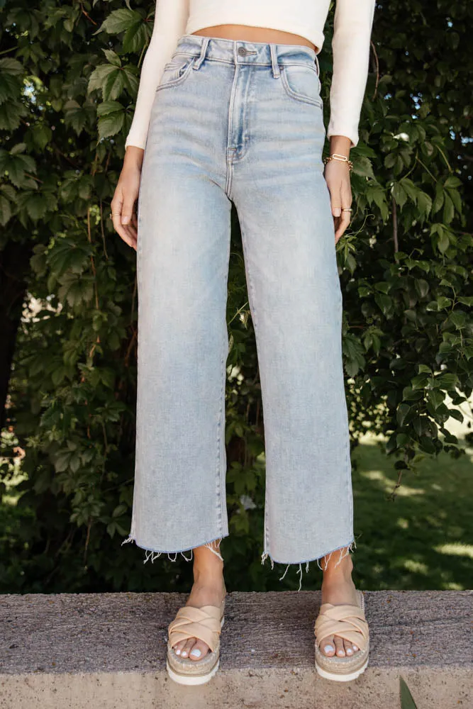 Colette Wide Leg Jeans in Light Wash sold by bohme product image thumbnail 2