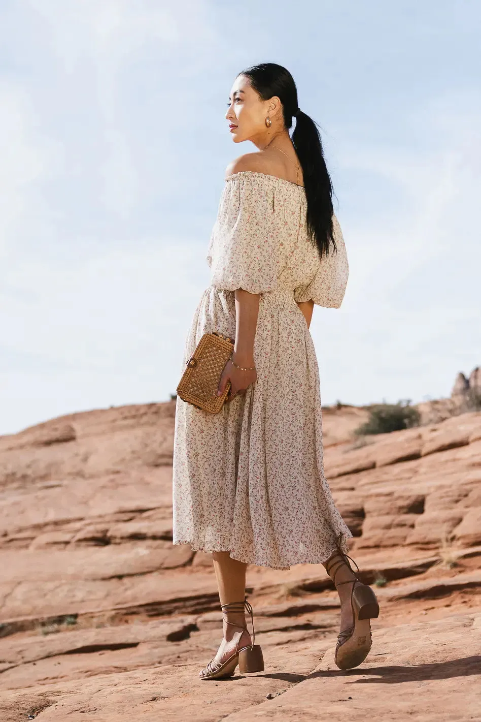 Noa Ditsy Floral Dress - FINAL SALE sold by bohme product image thumbnail 3