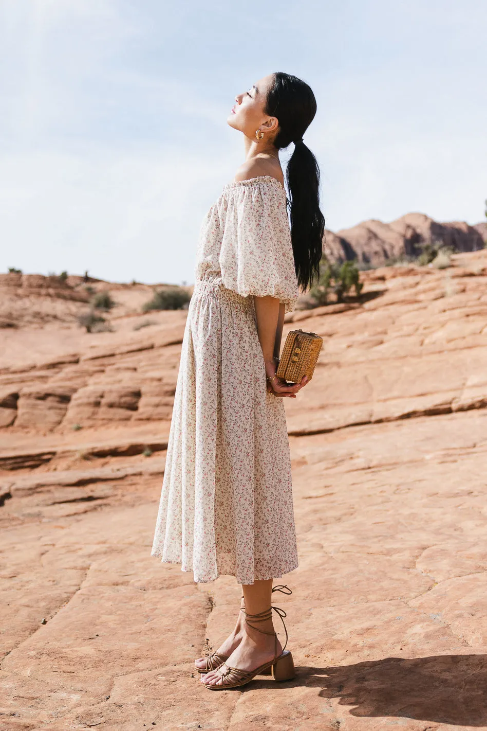 Noa Ditsy Floral Dress - FINAL SALE sold by bohme product image thumbnail 5