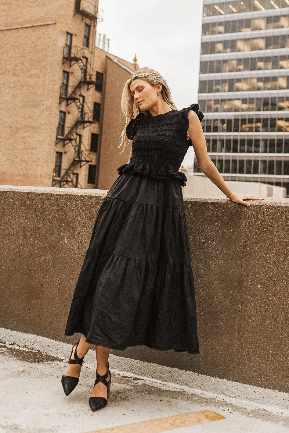 Carey Maxi Dress in Black - FINAL SALE sold by bohme product image thumbnail 2