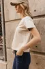 Mason Crewneck T-Shirt in Taupe - FINAL SALE sold by bohme