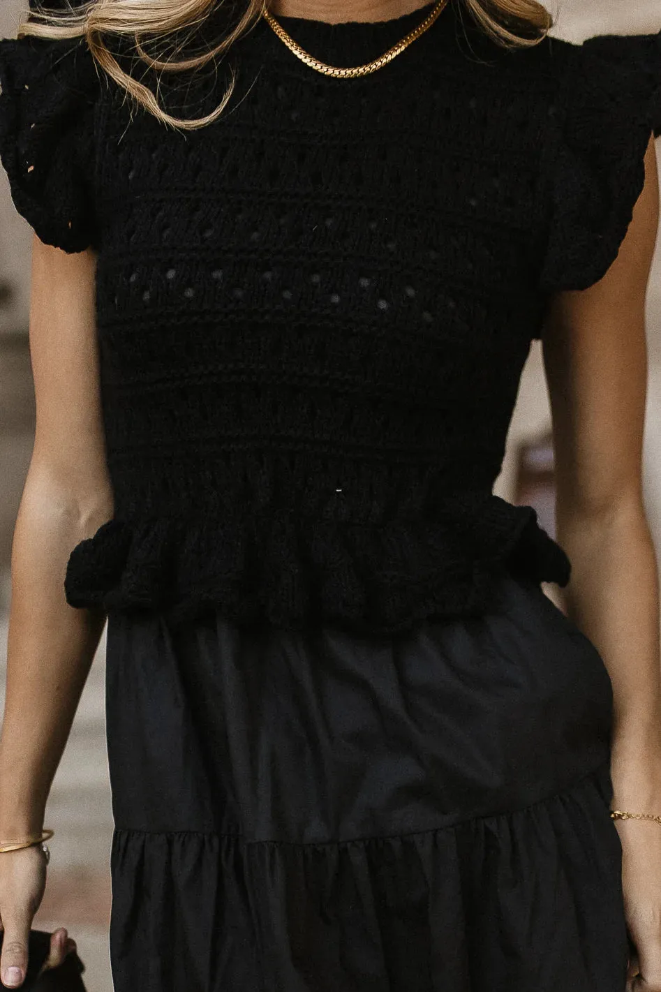 Carey Maxi Dress in Black - FINAL SALE sold by bohme product image thumbnail 4