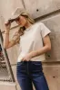 Mason Crewneck T-Shirt in Taupe - FINAL SALE sold by bohme