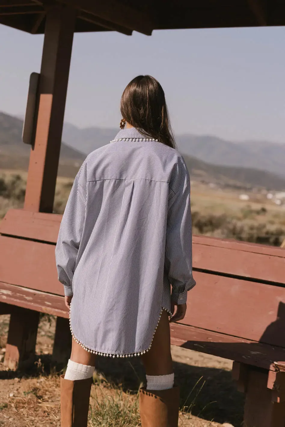 Allison Pearl Button Up - FINAL SALE sold by bohme product image thumbnail 5