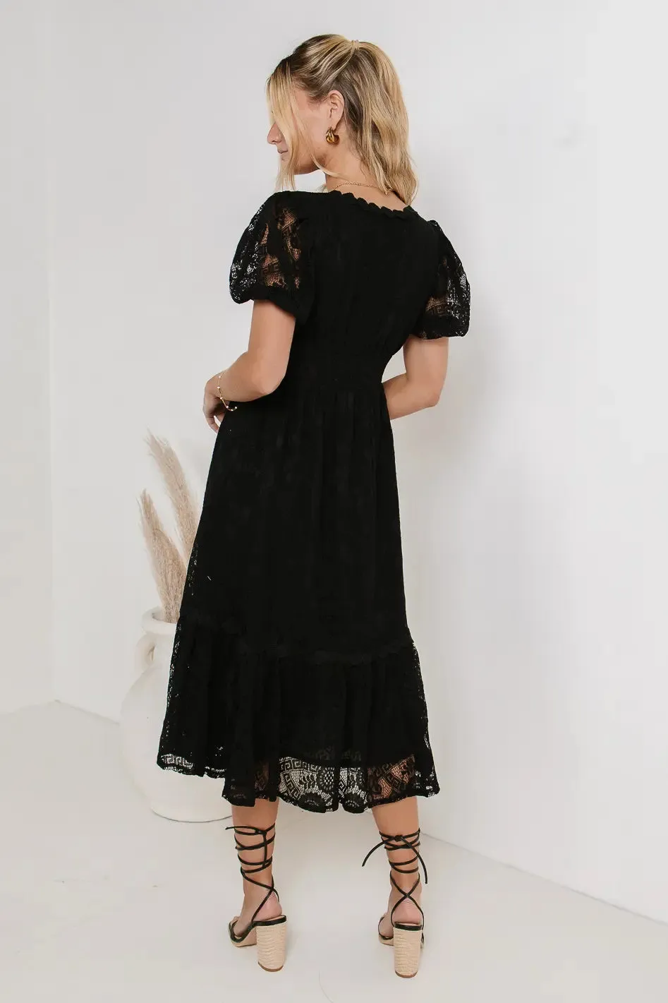 Rowan Lace Dress in Black - FINAL SALE sold by bohme product image thumbnail 5