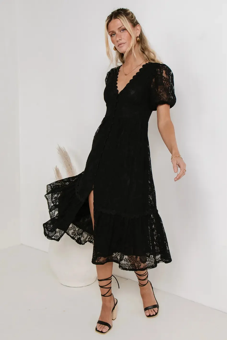 Rowan Lace Dress in Black - FINAL SALE sold by bohme product image thumbnail 2
