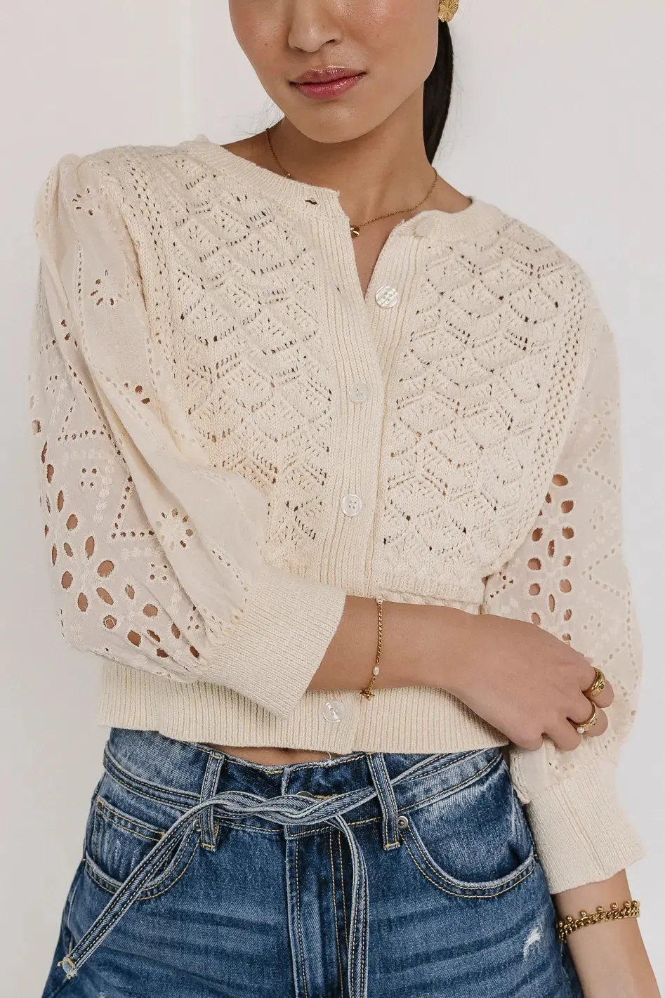Alexia Sweater in Cream sold by bohme product image thumbnail 2
