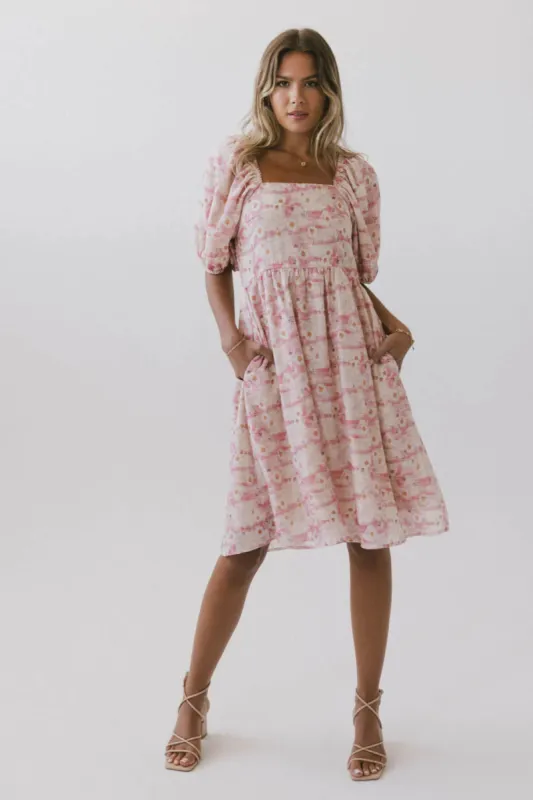 Hannah Floral Midi Dress - FINAL SALE sold by bohme