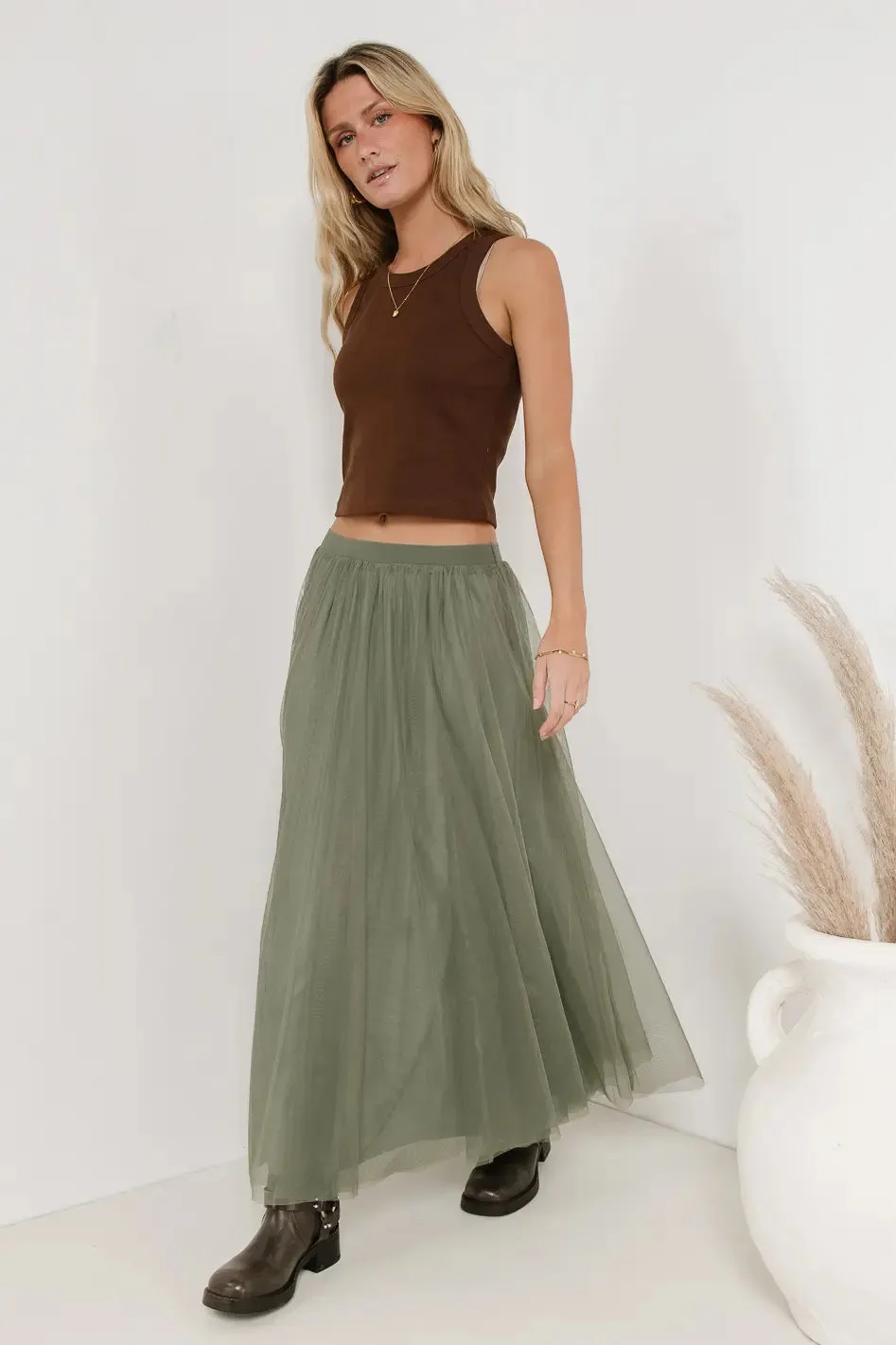 Audrey Maxi Skirt sold by bohme product image thumbnail 3