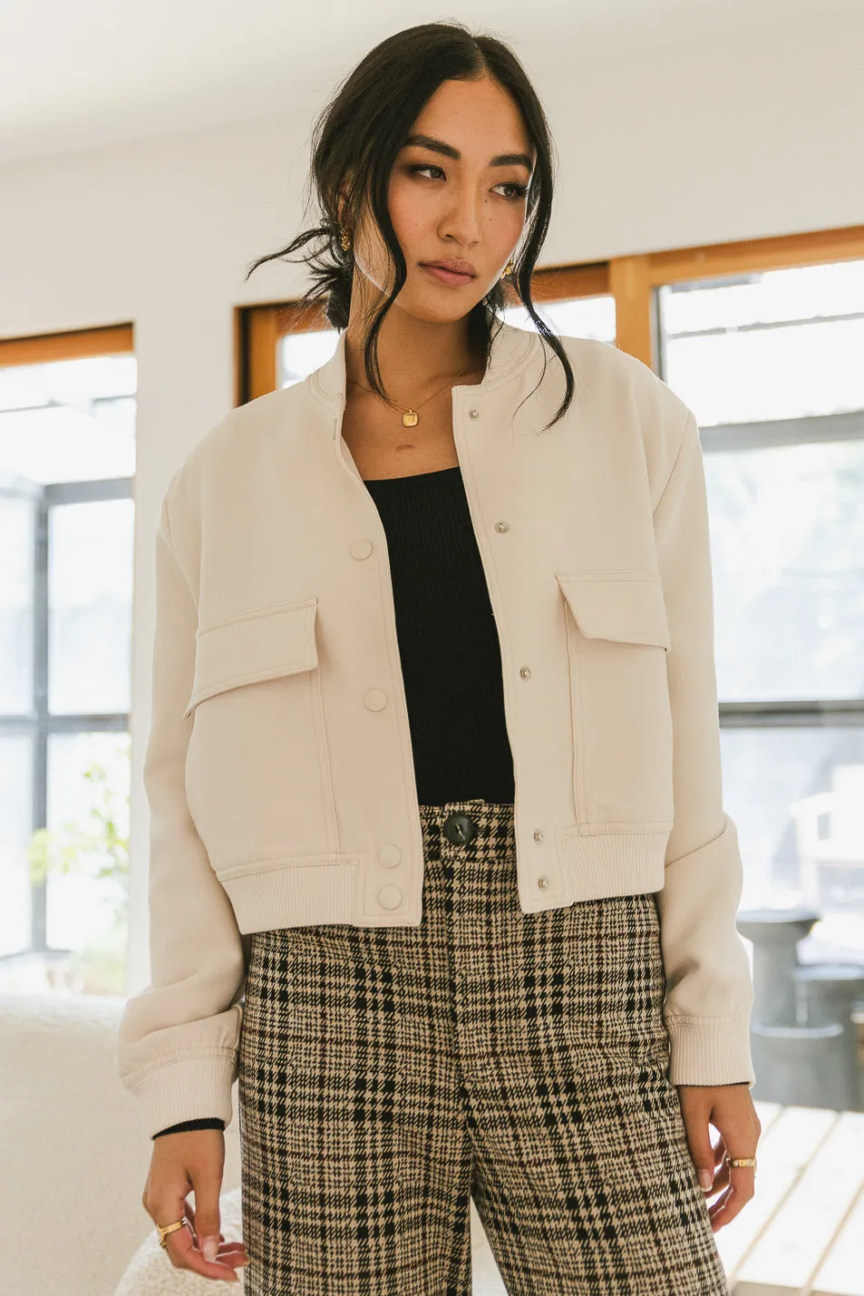 Jocelyn Jacket in Cream - FINAL SALE sold by bohme