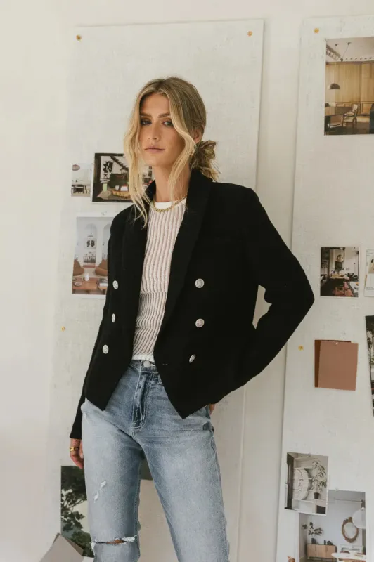 Isabella Blazer in Black - FINAL SALE sold by bohme