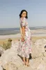 Luciana Floral Smocked Midi Dress - FINAL SALE sold by bohme