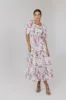 Luciana Floral Smocked Midi Dress - FINAL SALE sold by bohme