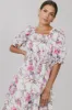 Luciana Floral Smocked Midi Dress - FINAL SALE sold by bohme