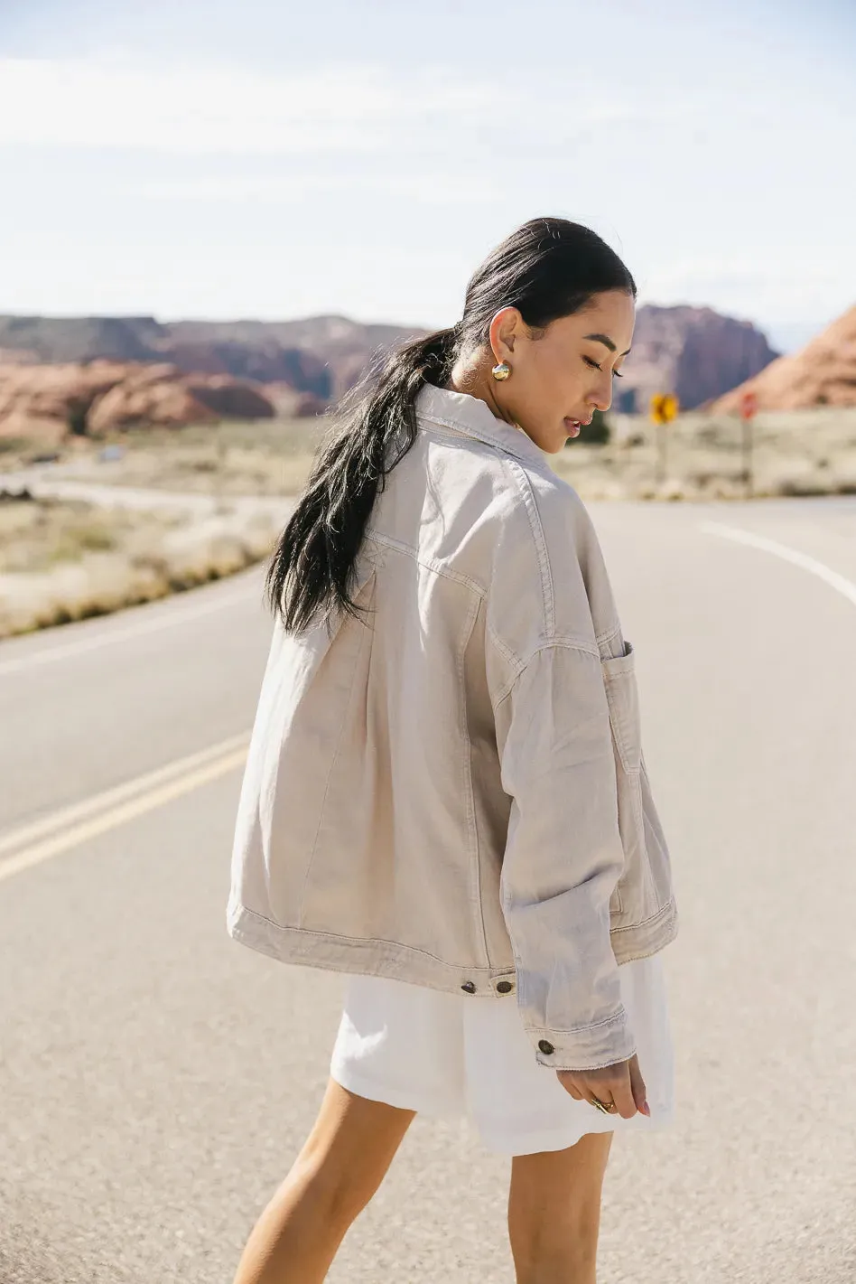 Bronwyn Jacket in Ecru sold by bohme product image thumbnail 2