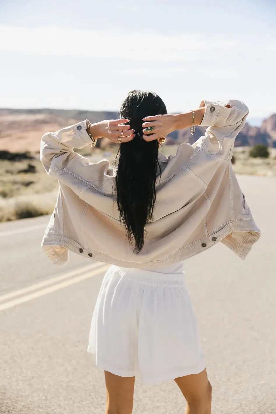 Bronwyn Jacket in Ecru sold by bohme product image thumbnail 5