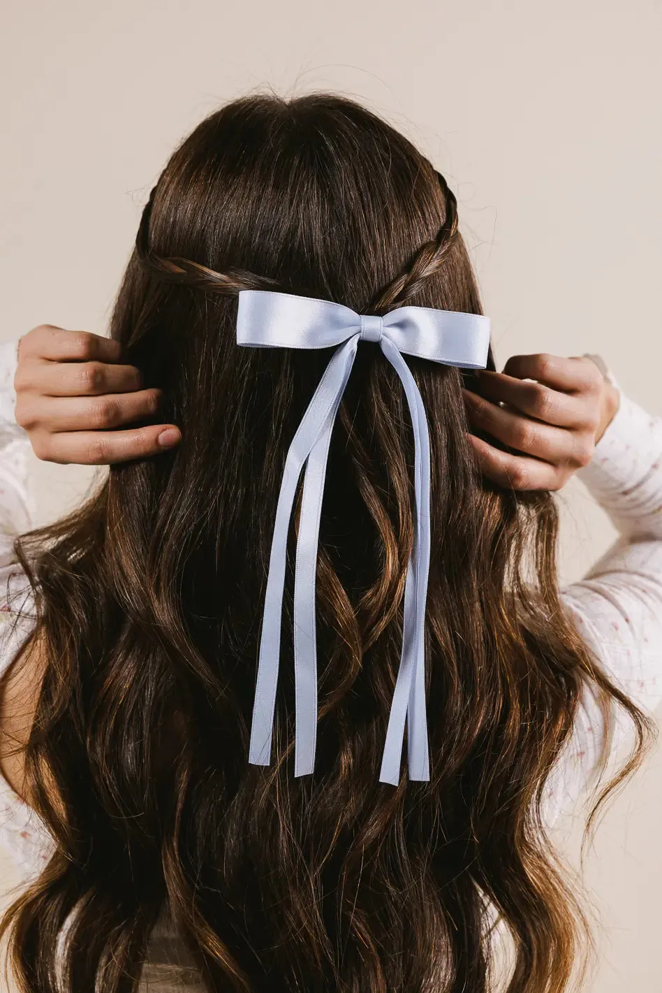 Bow Hair Clip in Blue sold by bohme product image thumbnail 2