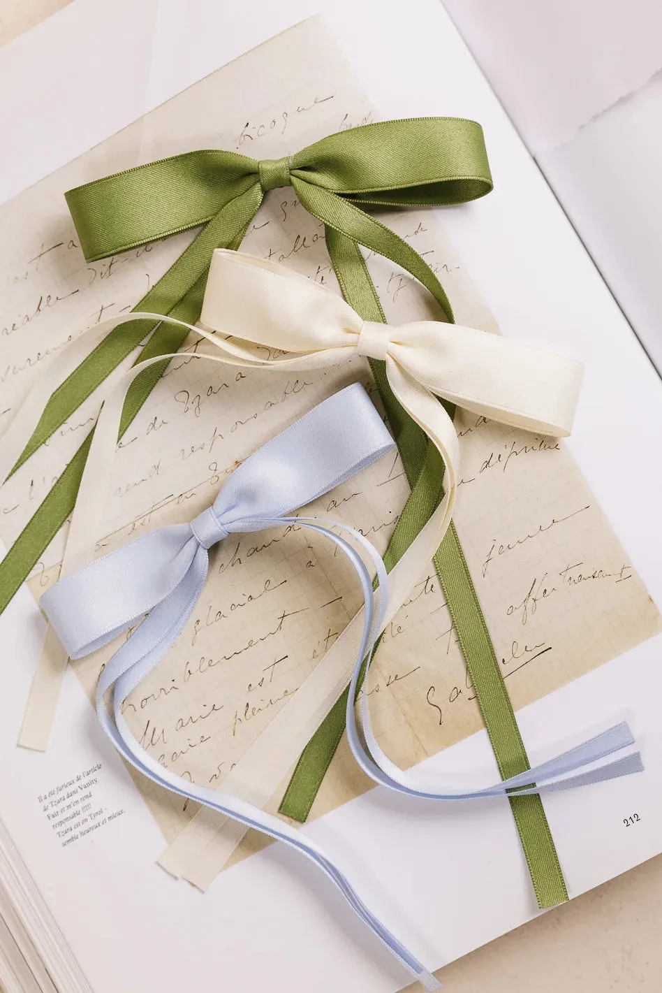 Bow Hair Clip in Blue sold by bohme