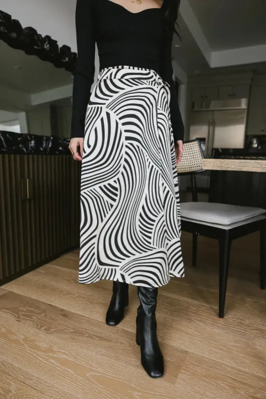 Lydia Abstract Skirt - FINAL SALE sold by bohme