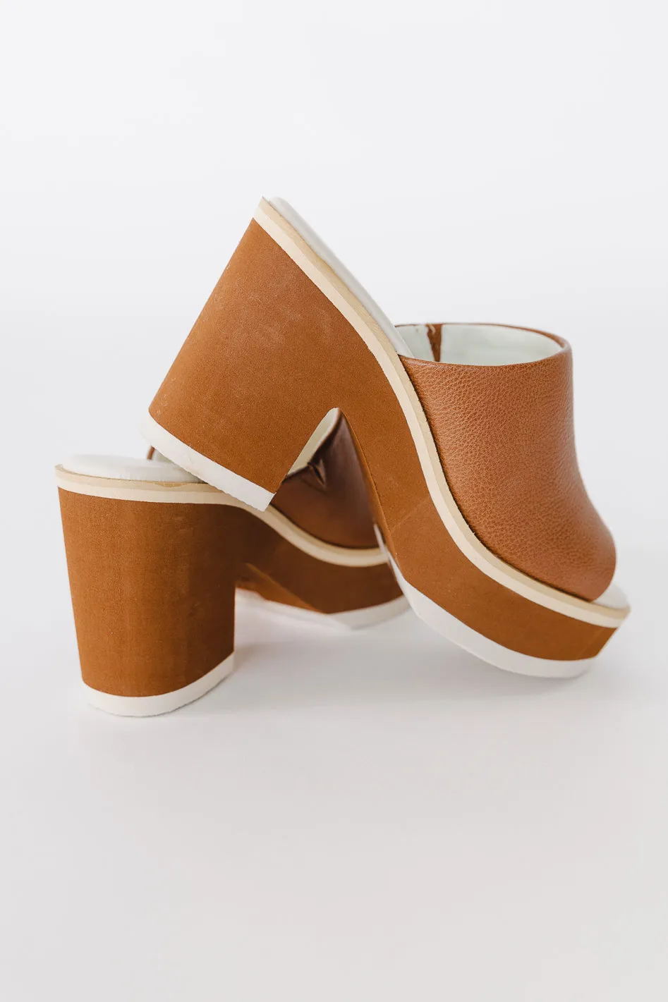 Maren Platform Heels in Brown - FINAL SALE sold by bohme product image thumbnail 2