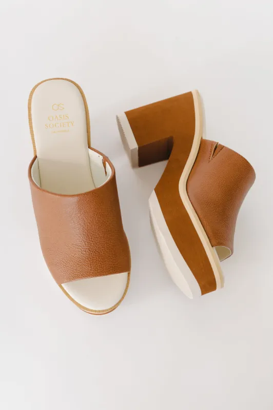Maren Platform Heels in Brown - FINAL SALE sold by bohme