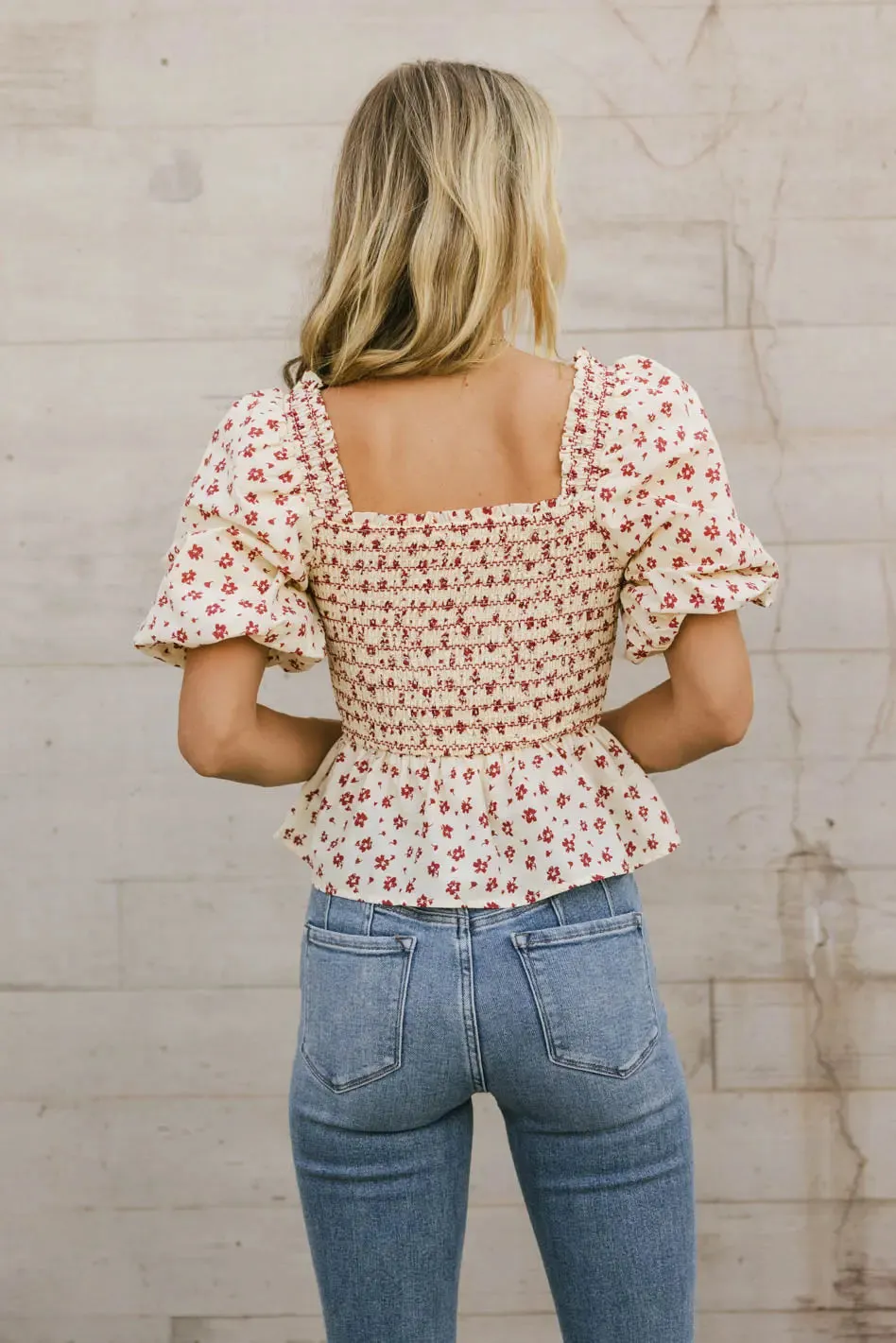 Gretta Smocked Blouse - FINAL SALE sold by bohme product image thumbnail 4