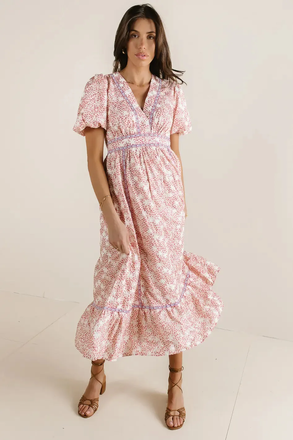 Kamree Floral Embroidered Dress - FINAL SALE sold by bohme product image thumbnail 5