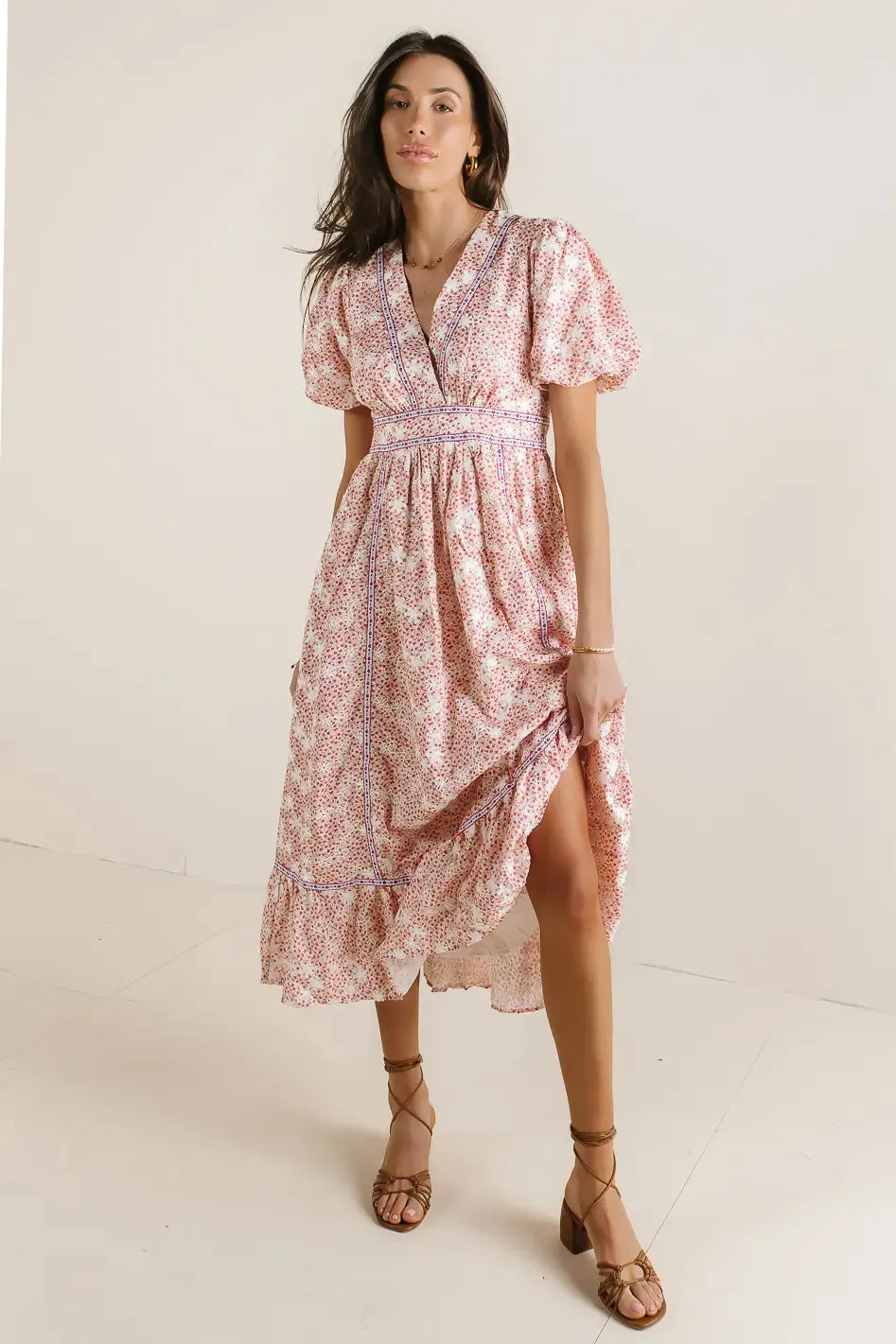 Kamree Floral Embroidered Dress - FINAL SALE sold by bohme product image thumbnail 4