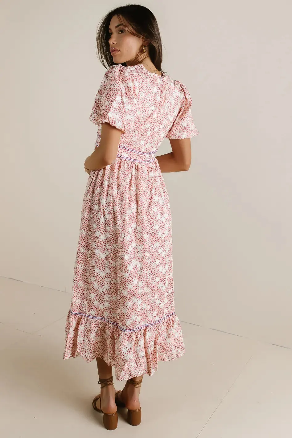 Kamree Floral Embroidered Dress - FINAL SALE sold by bohme product image thumbnail 3
