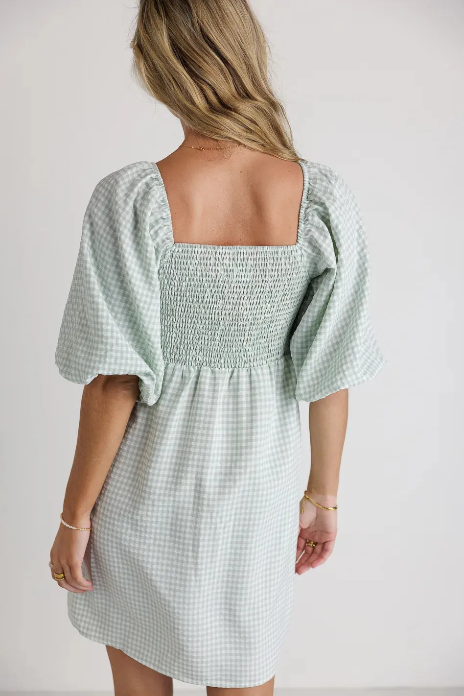 Margene Gingham Dress - FINAL SALE sold by bohme product image thumbnail 3