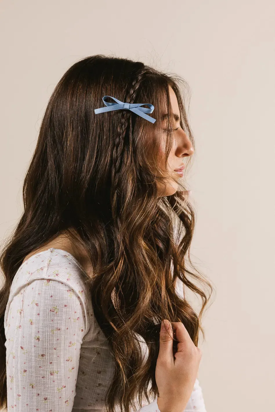 Bow Hair Clip Set in Blue sold by bohme product image thumbnail 2