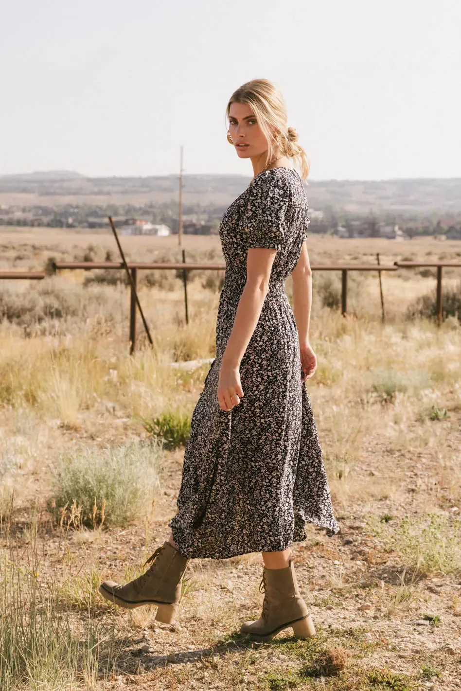 Margaret Floral Midi Dress - FINAL SALE sold by bohme product image thumbnail 3