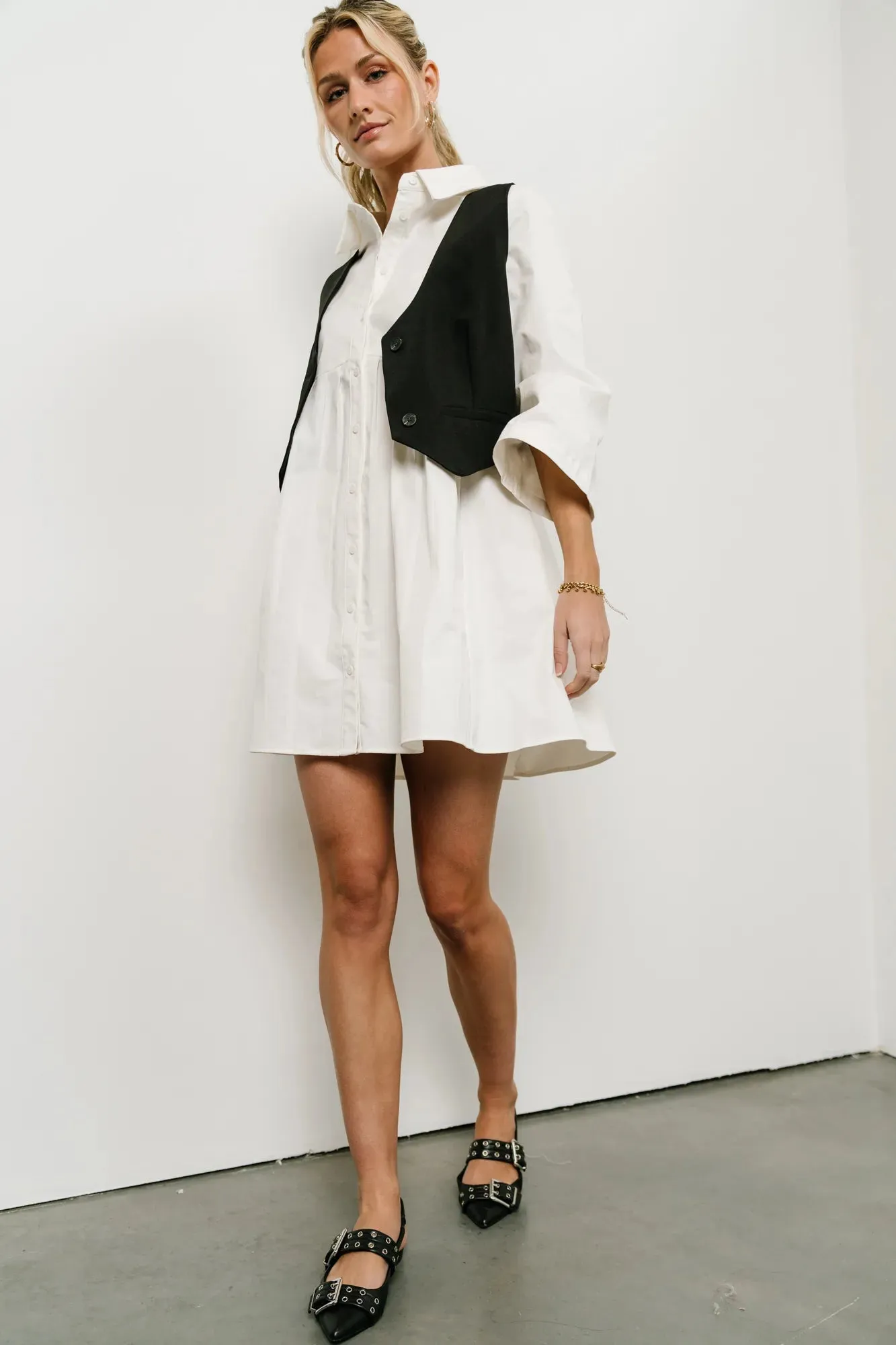 Mickey Button Up Dress - FINAL SALE sold by bohme product image thumbnail 2