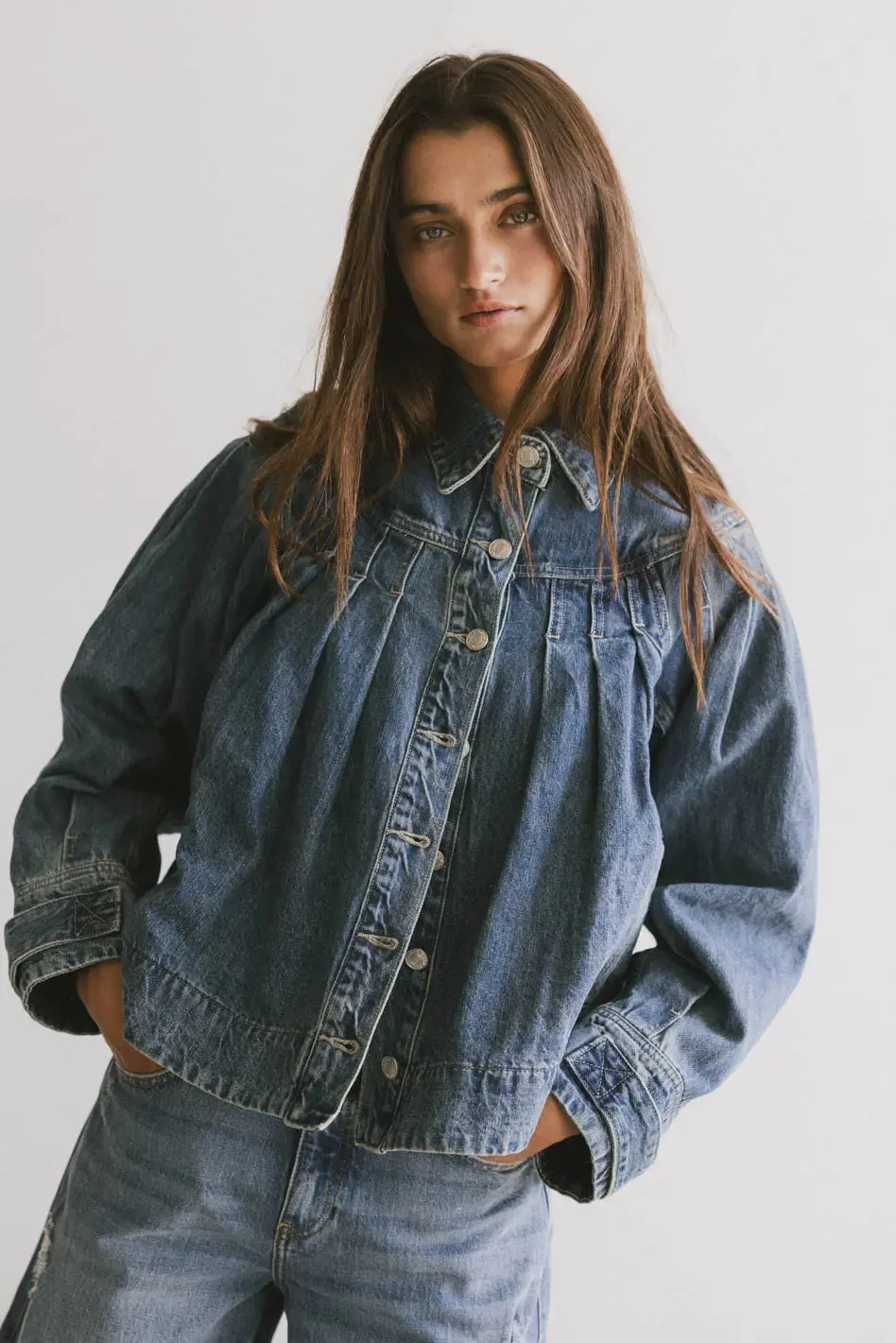 Lennon Denim Jacket Medium Wash sold by bohme product image thumbnail 2