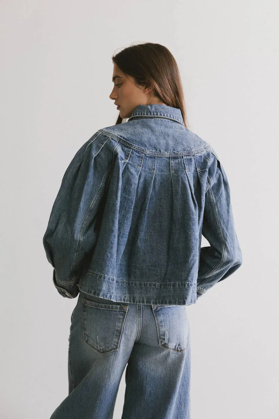 Lennon Denim Jacket Medium Wash sold by bohme product image thumbnail 3