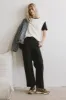Leila Wide Leg Jeans in Black sold by bohme