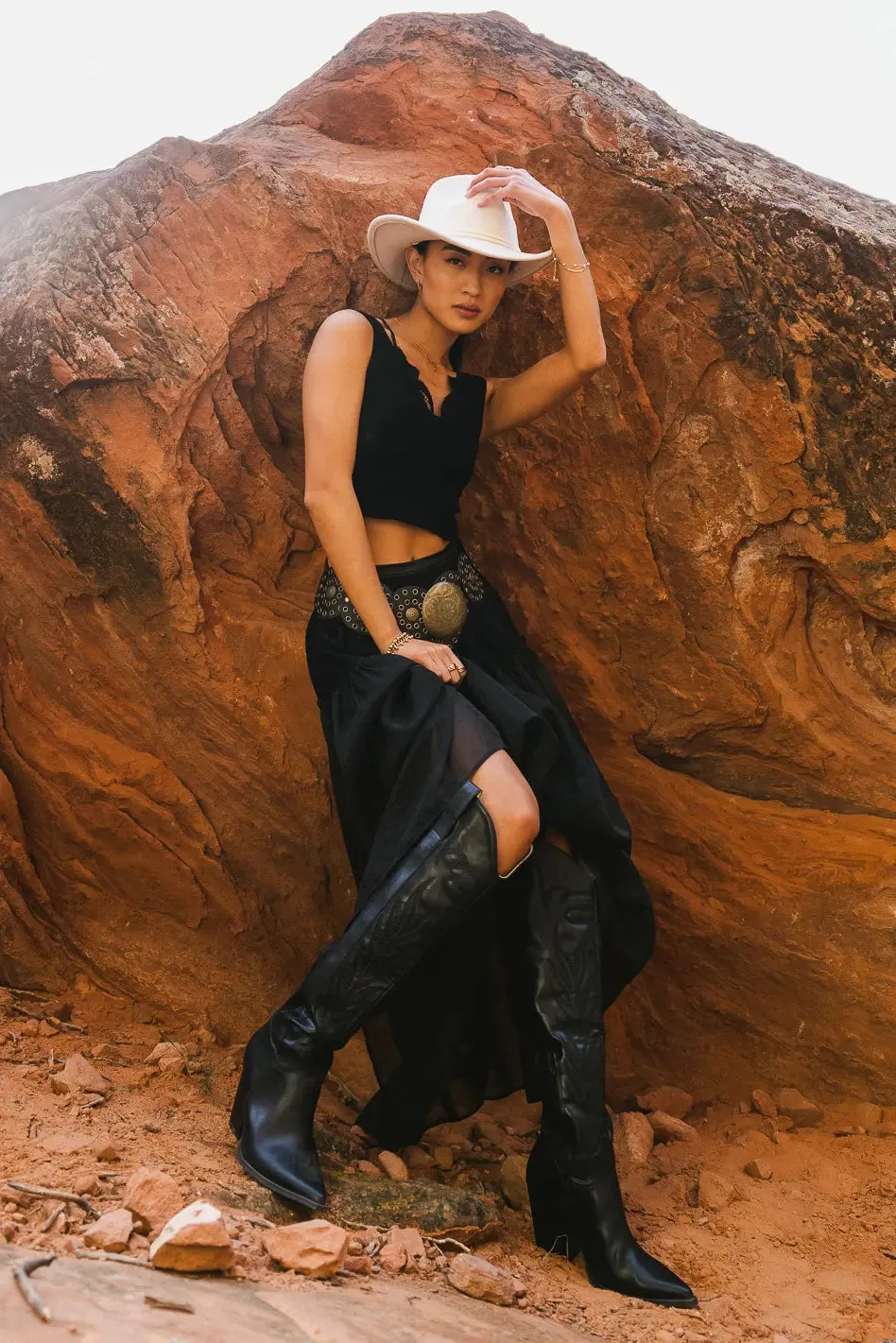 Terrin Tulle Skirt in Black - FINAL SALE sold by bohme product image thumbnail 2