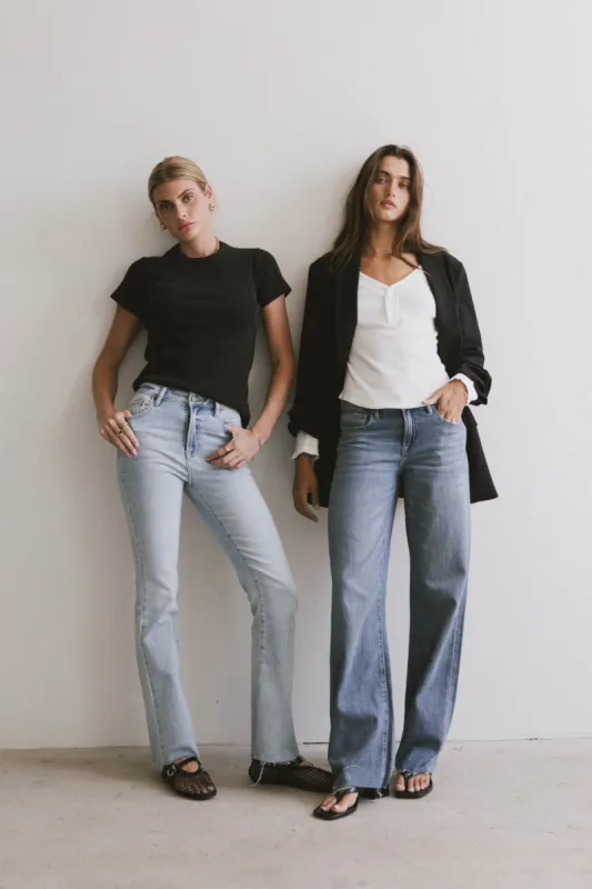 Ryan Bootcut Jeans in Light Wash - FINAL SALE sold by bohme