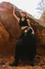 Terrin Tulle Skirt in Black sold by bohme