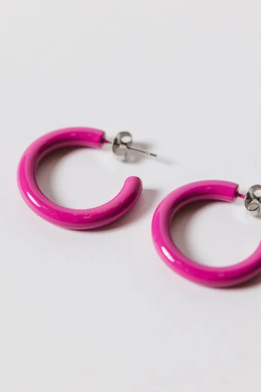 Gemma Earrings in Pink - FINAL SALE made by bohme