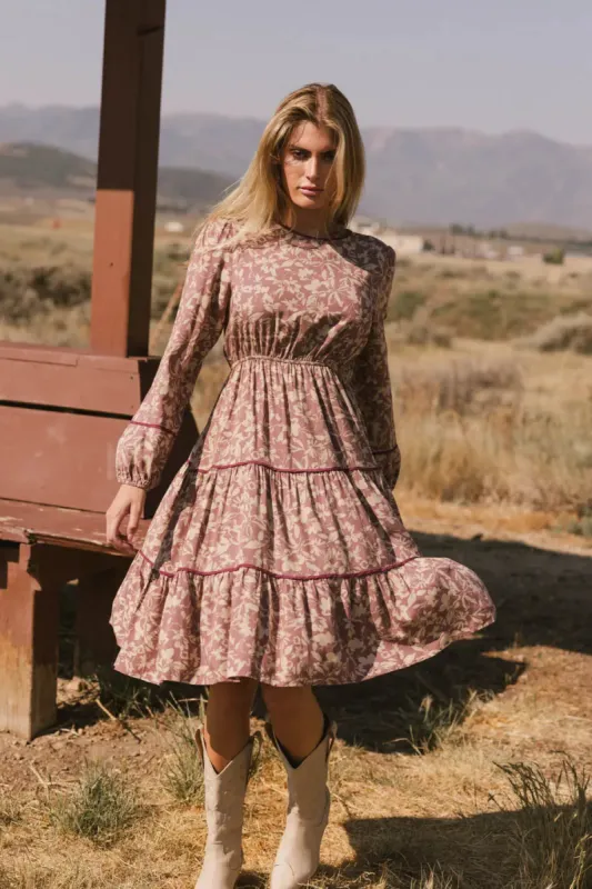 Arabella Floral Midi Dress - FINAL SALE sold by bohme
